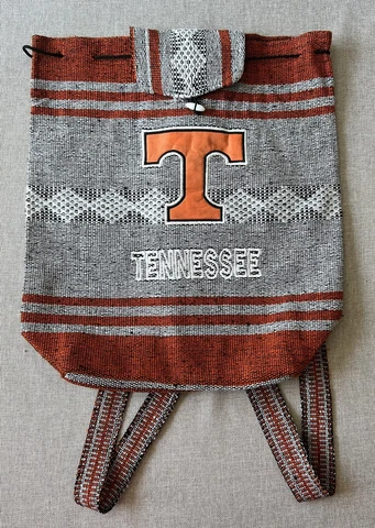 Tennessee Camo Woven Backpack Bag University of Tennessee Vols Orange Cover