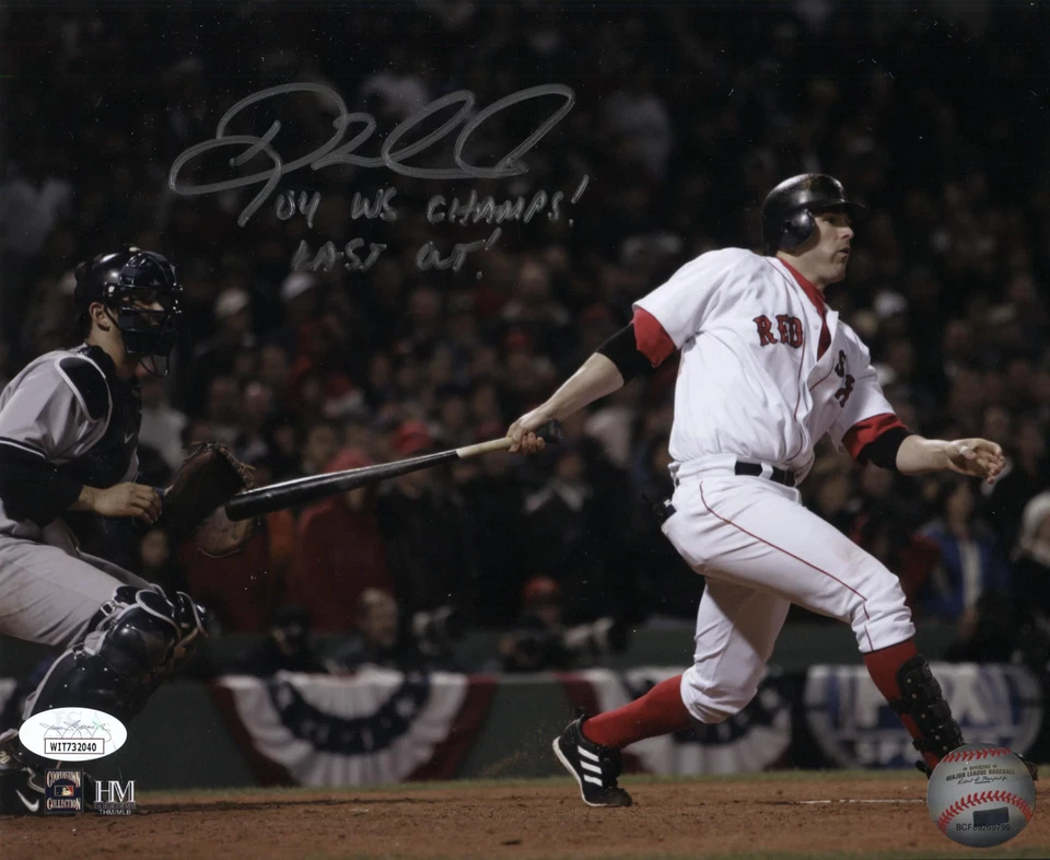 Doug Mientkiewicz Autographed 8x10 Photo Boston Red Sox (JSA) - Image 1 of 1