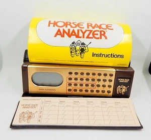 Mattel Electronics Horse Race Analyzer Game Working Tally Sheets Case 1979 - Picture 1 of 10