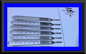 Instrumentos veterinarios dentales quirúrgicos con mango de bisturí 6 B.P con escamas - Imagen 1 de 1