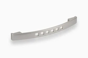 Manija para muebles METAFRANC aspecto de acero inoxidable distancia entre agujeros 128 mm longitud 160 mm - Imagen 1 de 1