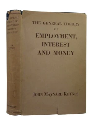 THE GENERAL THEORY OF EMPLOYMENT INTEREST AND MONEY BY JOHN MAYNARD KEYNES 1949 - Image 1 of 4