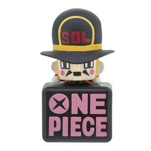 One Piece Thunder Soldier Audio Double Jack Mascot Dust Plug Figure - Picture 1 of 1