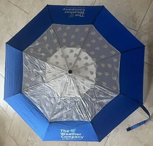 Rare. IBM Weather Company Logo Souvenair. Umbrella. Pre Owned. - Picture 1 of 8