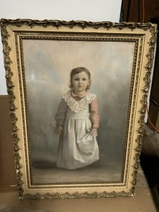 ANTIQUE VICTORIAN 4 LAYER ORNATE WOOD GILT GESSO FRAME STUNNING Large - Picture 1 of 24