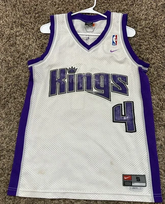 Винтажная футболка свингмена Nike Chris Webber Sacramento Kings No4 NBA размер Small - Изображение 1 из 4