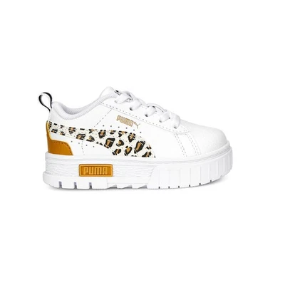 Zapatillas informales PUMA Mayze Wild Leopard Ac sin cordones para niñas pequeñas talla 7 M Foto 1 de 4