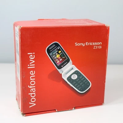 Rare Vintage Sony Ericsson Z310i VodaFone Phone Black Genuine Original In Box