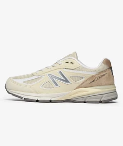 New Balance 990v4 Made in USA White Cream Unisex Sneaker | U990TE4 - Bild 1 von 8
