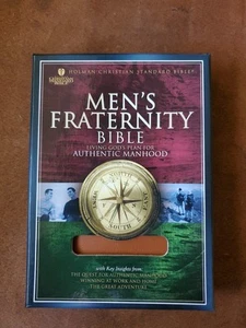 CSB MEN'S FRATERNITY BIBLE-Authentic Manhood-CHRISTIAN STANDARD-Holman Brand New - Picture 1 of 4
