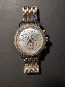 GV2 by Gevril Limited Edition Two Tone 9815 Marsala MOP Dial/Diamond Bezel Watch - Picture 1 of 15