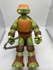 "Figura de Tortugas Ninja Adolescentes Mutantes 2016 Viacom Playmates TMNT Miguel Ángel 11"""  - Imagen 1 de 14