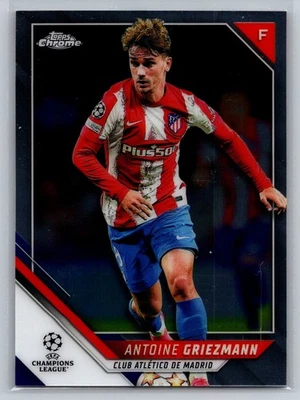 2022 Topps Chrome Antoine Griezmann #171 Atlético Madrid UCL - Image 1 of 2
