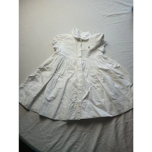 Vestito bianco neonato Ralph Lauren taglia 12 mesi soldi - Foto 1 di 6