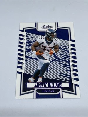 2023 Panini Absolute - Javonte Williams #54 Purple - Image 1 of 2