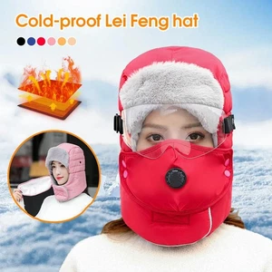 Winter Lei Feng Hat Outdoor Fishing with Thick Warmth Ear Protection Windpr GX - Picture 1 of 28