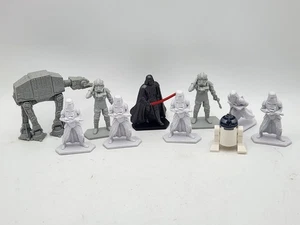 Vintage Star Wars Sammlung. Hartplastik 2 cm groß - Bild 1 von 8
