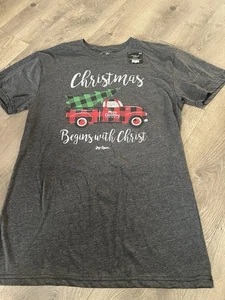 T-shirt "Natale inizia con Cristo" taglia S nuova - Foto 1 di 3
