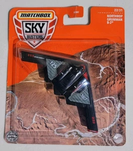 Northrop Grumman B-2 Matchbox Sky Busters Metal New Sealed 22/31 Stealth Bomber - Picture 1 of 4