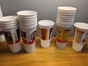 Lot Of 22-2000,06,07,13 Washington Redskins McDonalds Coca Cola Plastic Cup - Picture 1 of 14