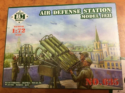 maquette 1/72, RARE , UM 635 - defense AA - quadruple maxims - Photo 1/3