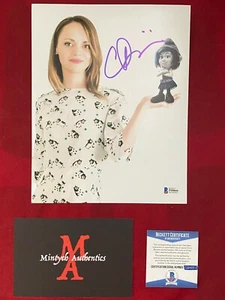 CHRISTINA RICCI HANDSIGNIERT SIGNIERT 8x10 FOTO! SCHLÜMPFE! BECKETT COA! - Bild 1 von 5