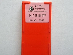 Placa para fresado roscado de C.P.T., 14 E 18 UN MT 7 - Imagen 1 de 2