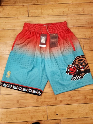 Mitchell & Ness 1996 Vancouver Grizzlies NBA Mens Swingman Shorts Size Small NWT Cover