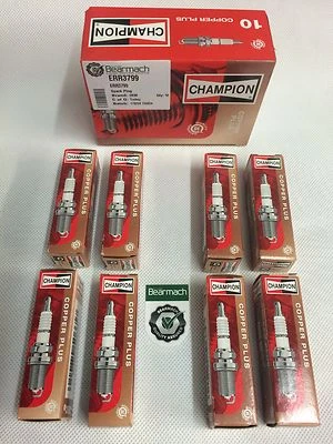 Land Rover Discovery 1 V8 Petrol Spark Plug Set x8 - CHAMPION OEM ERR3799 - Image 1 of 2