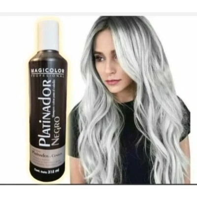 x1 MAGICOLOR Platinador Black Shampoo 10.6oz Tones Gray Platinum Blonde Bleached