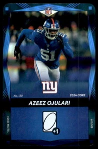 2024 UNO Elite Core Edition - Blue Foil Azeez Ojulari New York Giants #130 - Picture 1 of 2