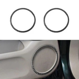 2x Carbon Fiber Interior Front Door Speaker Cover Trim For Lexus RX300 1998-2003 - Bild 1 von 7