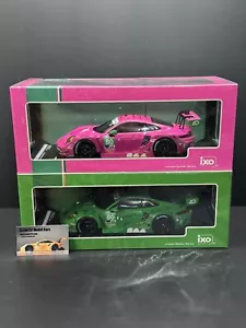 Porsche 992 GT3 R #80 IMSA 2023 AO Racing Roxy & Rexy 1/18 Scale by IXO - Picture 1 of 12
