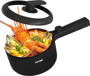 Hot Pot Electric, 1.5L Portable Non-Stick Frying Pan, Electric Cooker for Steak, - Picture 1 of 7