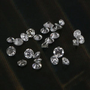 Lote de 16 piezas de diamantes naturales para joyería fina FG SI1 claridad 2 mm corte redondo 0,50 quilates/ - Imagen 1 de 5
