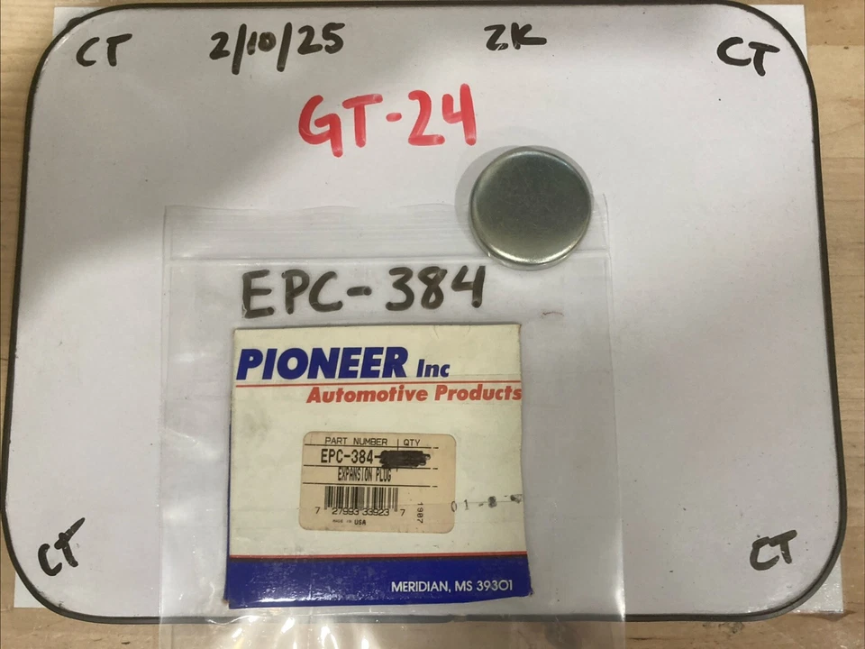 Pioneer 41.5mm EPC-384 Steel Deep Cup Engine Expansion Freeze Plug - Image 1 of 2