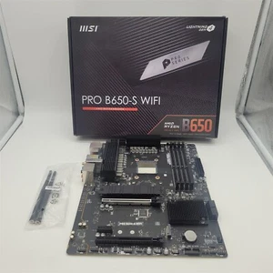 MSI PRO B650-S WiFi ProSeries Motherboard (AMD AM5, DDR5, ATX) -NOT WORKING- - Bild 1 von 9
