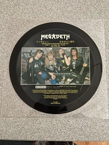 Megadeth Vinyl LP  Rare Picture Interview Dave Mustaine Jackson Guitar Photo - Picture 1 of 2
