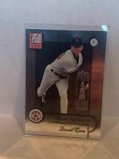2001 Donruss Elite "Sun-Times Collection" stamped - DAVID CONE #'d/5