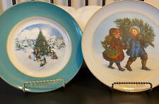 Collectors Avon Christmas Plates 1978 & First Edition 1981-Excellent Condition