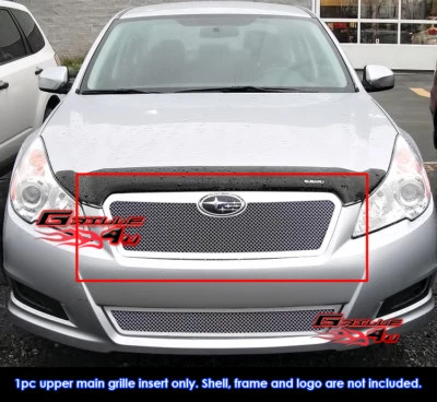 Fits 2010-2012 Subaru Legacy Upper Stainless Steel Mesh Grille Grill Insert - Image 1 of 2