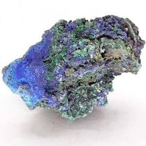 Azurit Malachit, naturbelassen, Präparat, Display, mineralisch, blau, grün, #R-1844 - Bild 1 von 10
