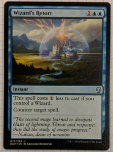 MTG Wizard's Retort DOM 75/269 NM Uncommon Dominaria - Picture 1 of 4