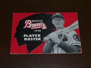 VINTAGE 1948 BOSTON BRAVES MEDIA GUIDE EX-MINT - Picture 1 of 1