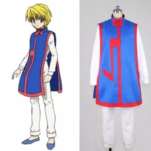 Anime HUNTER×HUNTER Kurapika Cosplay Costume Halloween Uniform Suit Outfit New - Picture 1 of 6