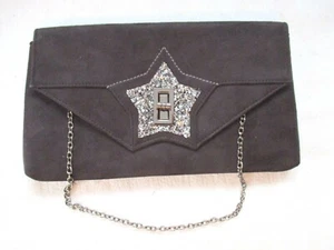 Damenhandtasche, Clutch, in schwarz mit Tragekette - Bild 1 von 1