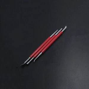 Juego de herramientas lápiz óptico de modelado de tallado artesanal de cuero PMC empalme en relieve cuchara - Imagen 1 de 3