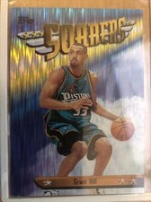 GRANT HILL 1998-99 Topps Season's Best SOARERS Basketball INSERT Card # SB11 HOF