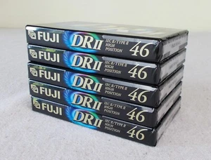 5x Fuji DR-II 46 Leerkassette Tape - Brandneu & Versiegelt - Bild 1 von 10