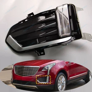 Left Front Fog Driving Light Cover Trim Halogen Bulb l For Cadillac XT5 2017-20 - Picture 1 of 6